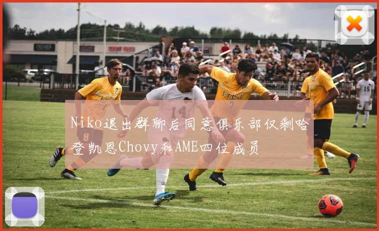 Niko退出群聊后同意俱乐部仅剩哈登凯恩Chovy和AME四位成员